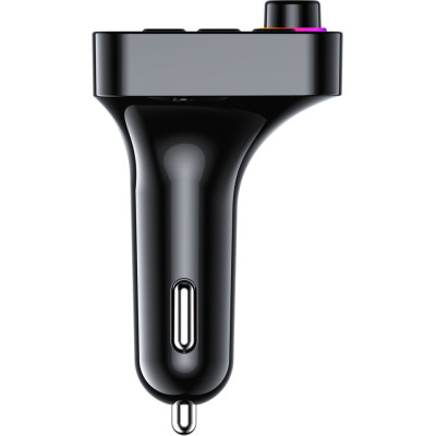 FM модулятор Havit HV-FM819BT USB-A+USB-C PD24W RGB Black (HV-FM819BT) Вінниця - фото 2