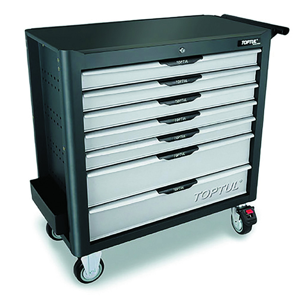 Інструментальна візок професійна TOPTUL 7 секцій JUMBO NEW PRO-LINE (сіра) TCBK0703 Одеса - фото 1
