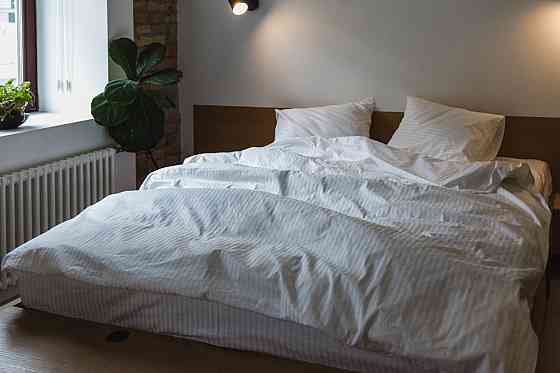 Ecotton Комплект постільної білизни Ecotton Євро 210х220 см готельний із Страйп-сатину білий по Коломия