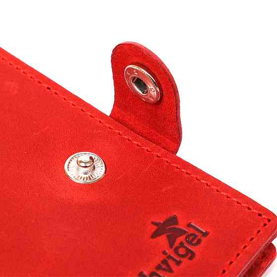 Жіноче матове портмоне невелике Shvigel 16476 Червоний Київ