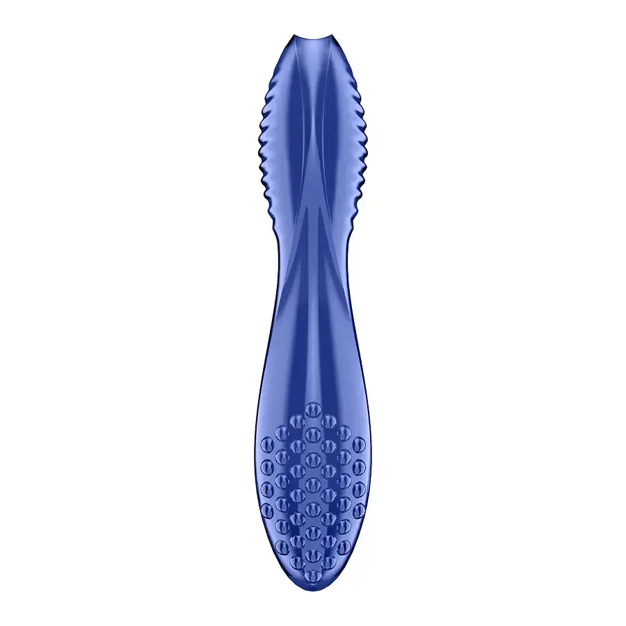 Двосторонній скляний дилдо Satisfyer Dazzling Crystal 2 Blue Львов - изображение 4