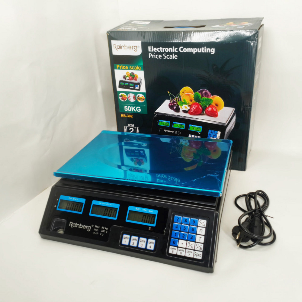 Бытовые электронные весы для магазина, Весы электронные торговые цифровые Компактные для бизнеса BL-99 Львов - изображение 7