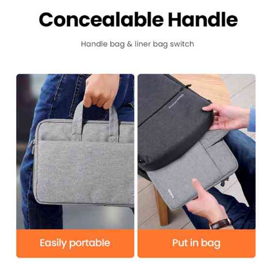 Сумка UGREEN LP437 Laptop Bag 15''-15.9'' (Gray)(UGR-30325) Київ