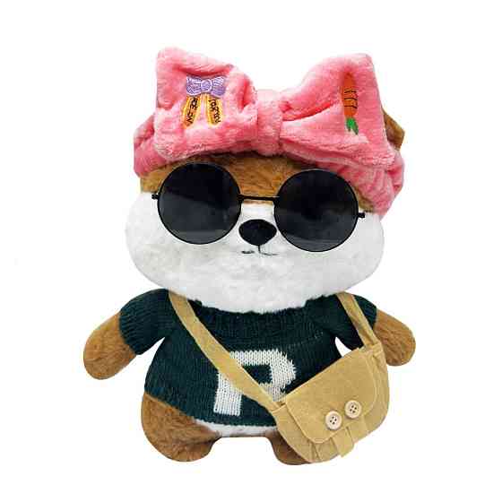 М'яка іграшка "Песик" K0201(Beige) одяг в асортименті, 30 см Вінниця