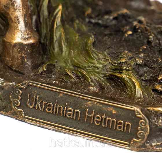 Статуэтка Veronese Гетьман на коне 22х20 см полистоун с бронзовым покрытием 02440A4 Киев