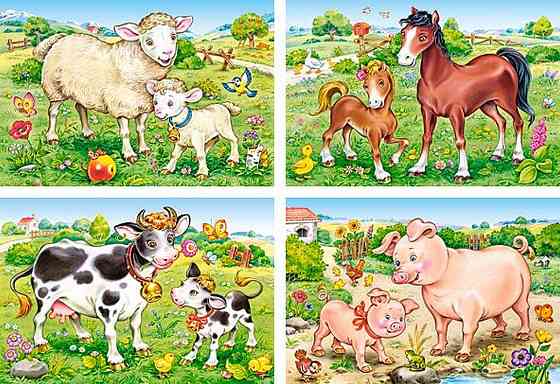 Пазл Castorland 4х1(8,12,15,20), шт Киев