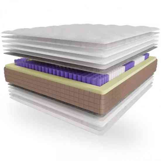 Ортопедичний матрац Lotos Аsana/Лотос Асана пружинний (незалежна пружина) ТМ ЕММ Харків