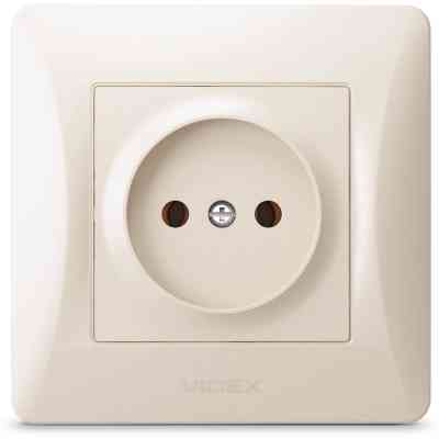 Розетка Videx BINERA 1ая кремова (VF-BNSK1-CR) Вінниця