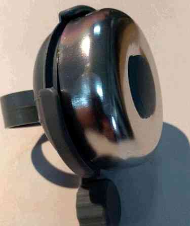 Дзвінок велосипедний (сірий, верх хром) (mod:691F) Мукачево