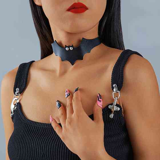 Чокер на Хэллоуин Летучая мышь one size черный Киев