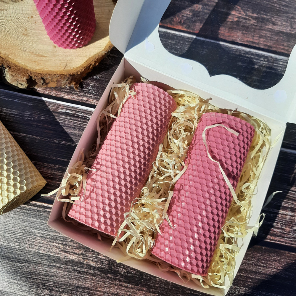 Набір свічок з вощини Царство Меду Nabor 0098 2 шт Одеса - фото 1