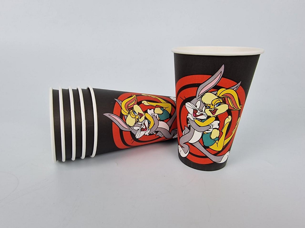 Склянка паперова 500 мл (16oz) "BUGS BUNNY" Маестро (35 шт) Харків - фото 1