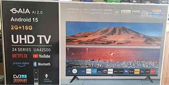 Телевізор Samsung smart TV 32 Android 15 4K Wi-Fi+T2 UHD смарт 34 43 Київ