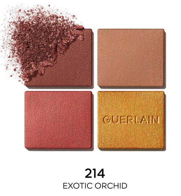 Тіні для повік Guerlain Ombre G Quad Eyeshadow Palette 214 Exotic Orchid Слов'янськ - фото 2