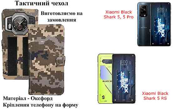 Тактичний чохол для Sony Xperia 1 II, Xperia 1 III, кріпиться до спорядження на липучці Київ