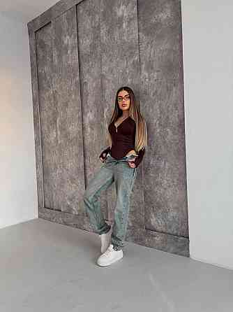 Жіночий стильний стильний боді на блискавці з розрізом під пальчик Мікродайвінг Шоколад Одеса