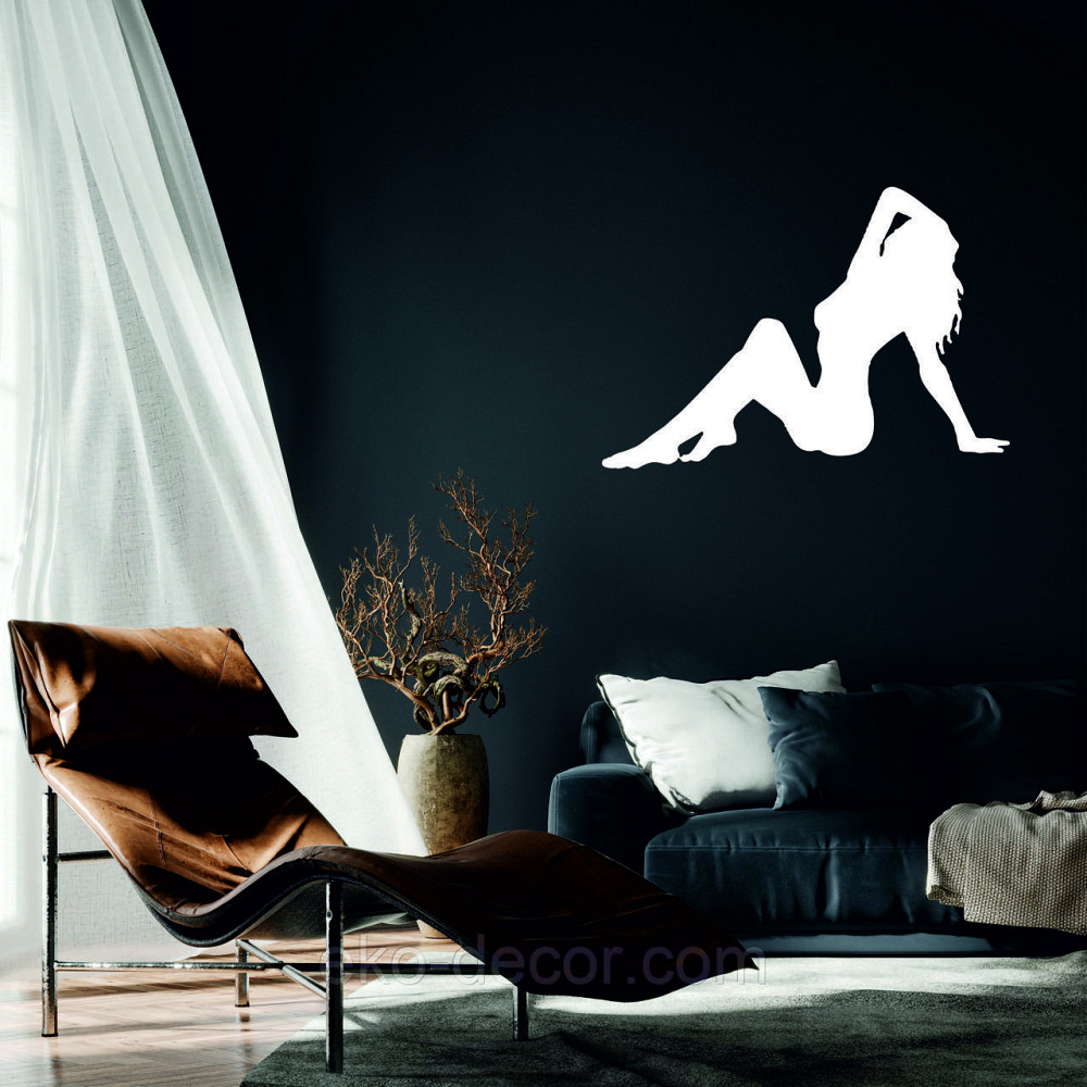 Декоративное настенное Панно «Стриптиз», Декор на стену 110*76 см, Белый Киев - изображение 1