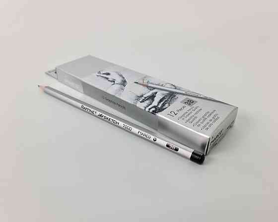 Олівець простий набір 12шт тм. Марко №7000-3B raffine Харків