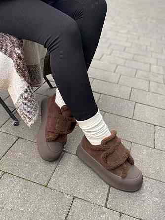 Уги жіночі ALLSY 202550 шоколадні (зима, замша натуральна) (6093) 41 Коломыя
