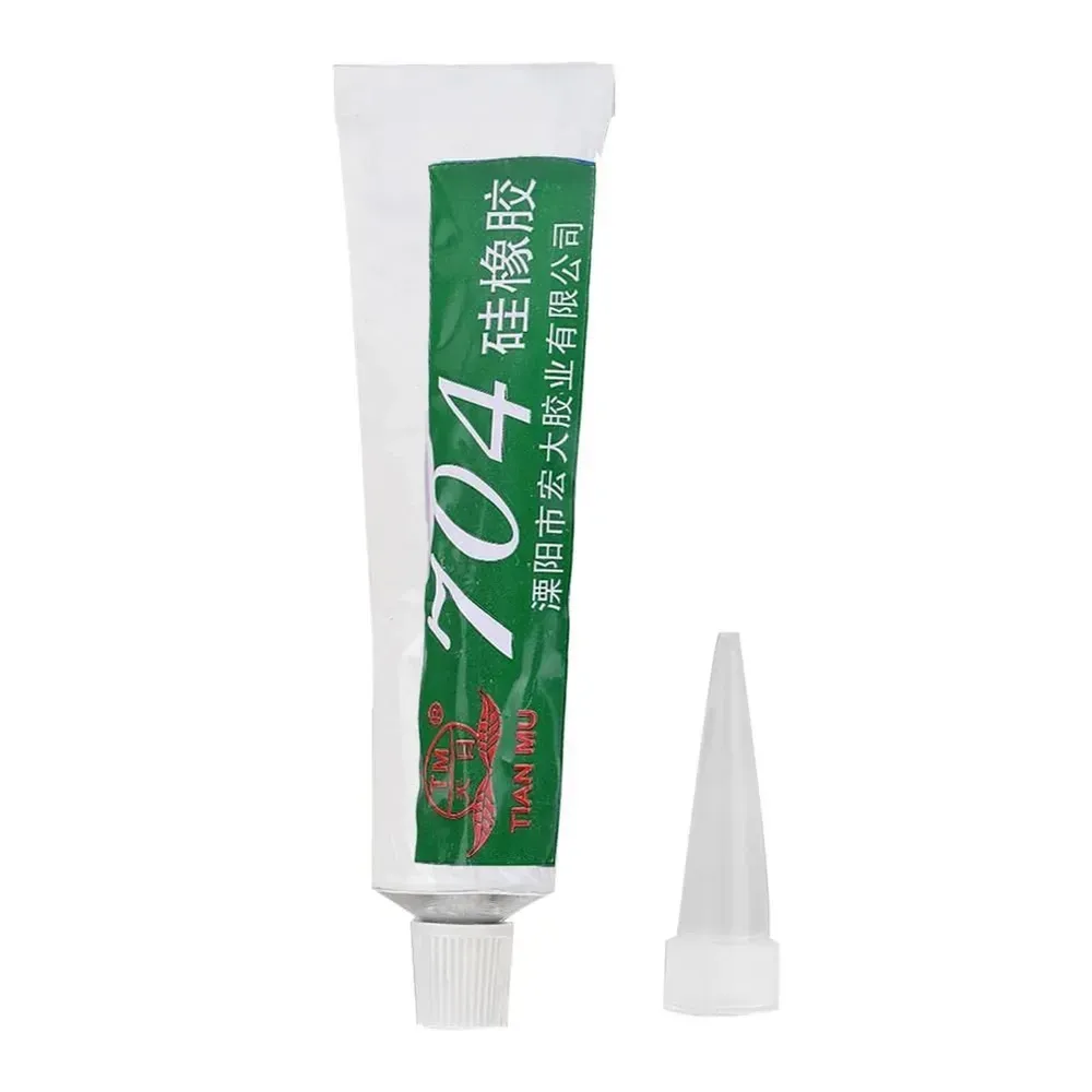 Силіконовий клей-герметик 704, білий, для високих температур Київ - фото 4