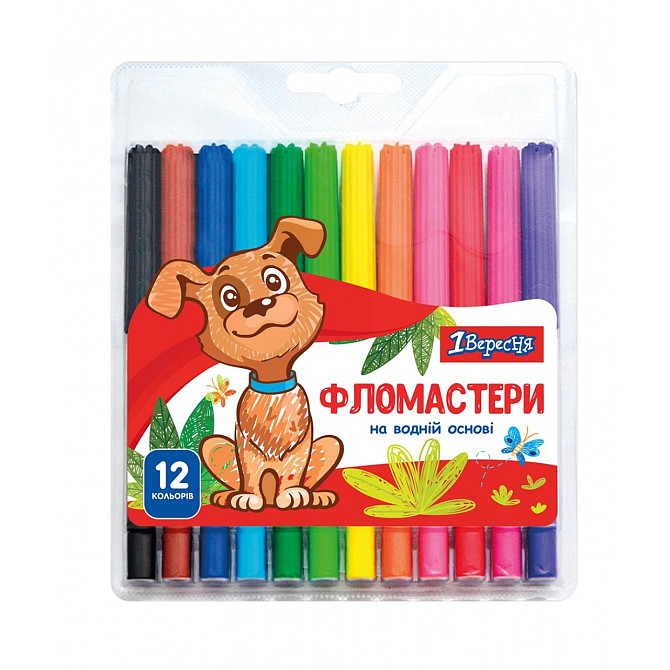 Фломастери 12 кол. "1Вересня" Zoo Land, 650457, шт Київ - фото 1