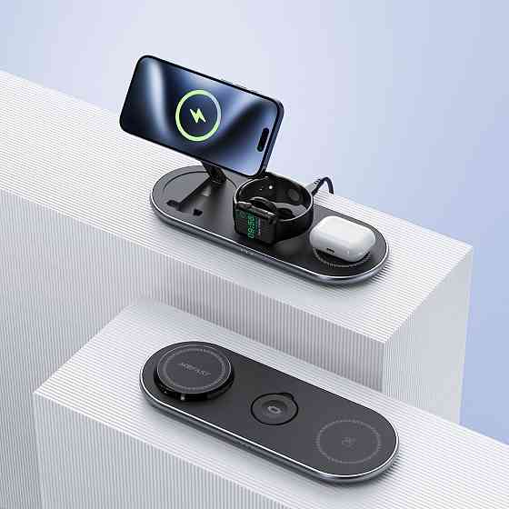 Мультизарядний пристрій ACEFAST E19 3-в-1 чорний Киев