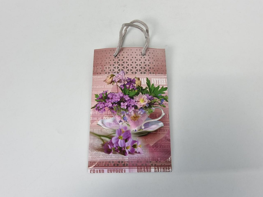 Пакет паперовий подарунковий малий 11/18/5 (арт М010) (12 шт.) Харків - фото 2