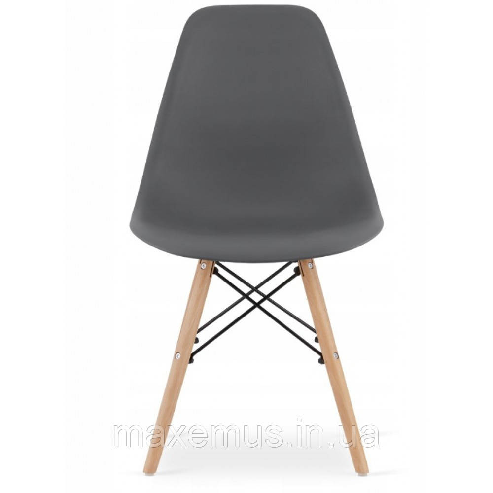 Крісло кухонне для дому та кафе В-173 обідній стілець зі спинкою сучасний стілець для кухні сірий Мостиська - фото 4