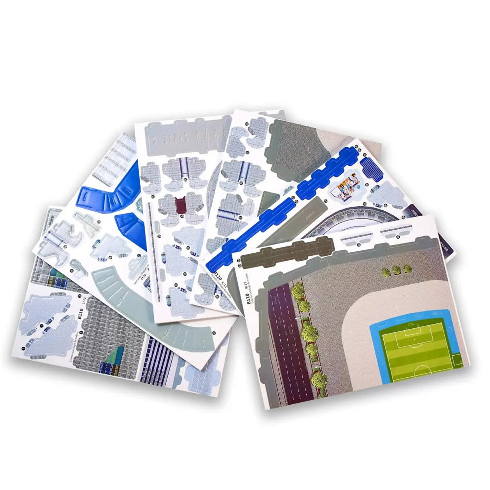 Величезні 3D пазли «Santiago Bernabéu» Тривимірний конструктор-головоломка Стадіон Реал Мадрид на 139 деталей Кам'янець-Подільський - фото 3