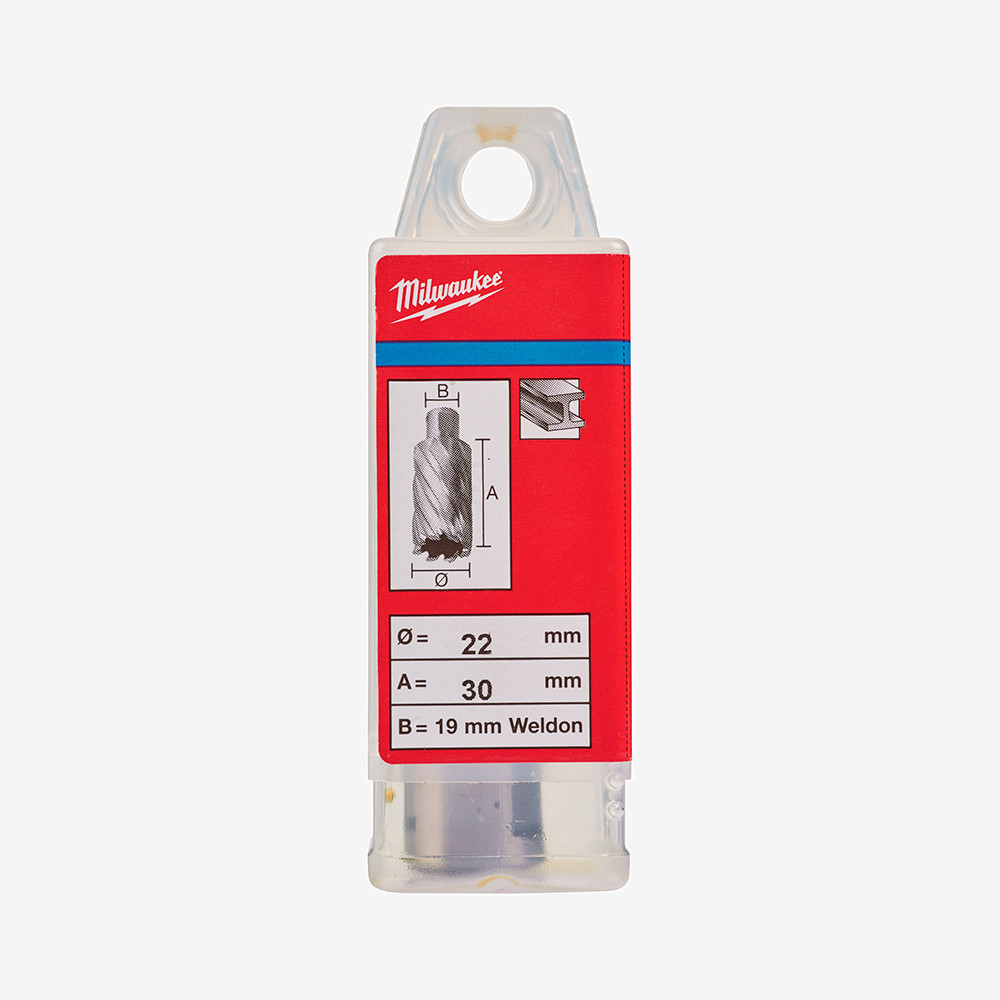 Кільцева фреза по металу MILWAUKEE HSS (WELDON), Ø22x30мм Одеса - фото 2