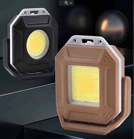 Ліхтар для кемпінгу PL-411 COB, білий, червоний, жовтий, type-c, індикатор Дніпро