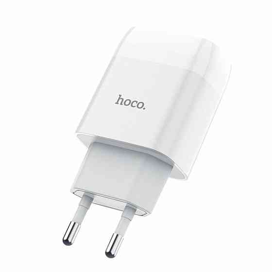 Сетевое зарядное устройство HOCO C72A Glorious single port charger, цвет белый 6931474712899 Одесса