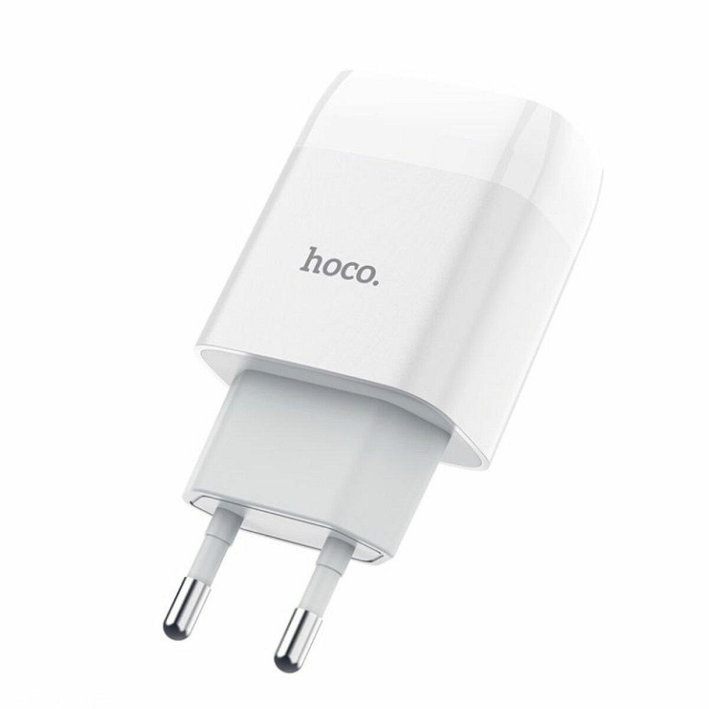 Сетевое зарядное устройство HOCO C72A Glorious single port charger, цвет белый 6931474712899 Одесса - изображение 3
