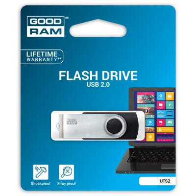 USB флеш накопитель Goodram 64GB Twister Black USB 2.0 (UTS2-0640K0R11) Винница - изображение 3