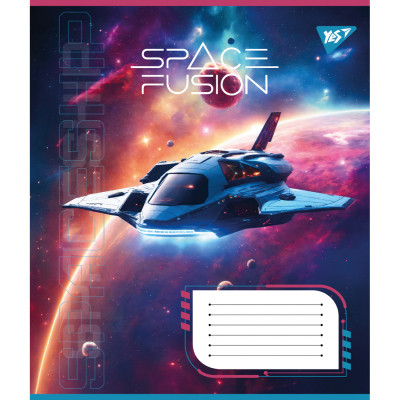 Зошит Yes Space fusion А5 48 аркушів лінія (767132) Вінниця - фото 6