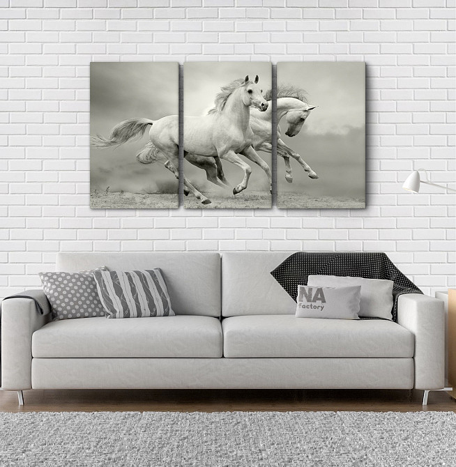 Модульна картина Природа Коні (53х100см) Аrt-125_3А Київ - фото 2