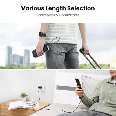 Дата кабель USB 2.0 AM to Micro 5P 2.0m US290 Aluminum Braid Black Ugreen (60148) Вінниця - фото 7