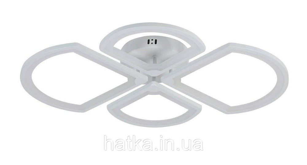 Люстра світлодіодна акрилова VALESO G 1142/2+2 WT 116W Київ - фото 2