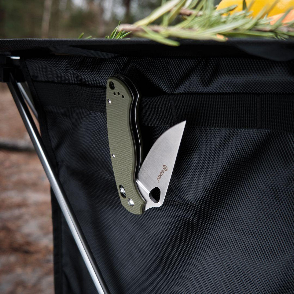 Нож складной Ganzo G729-GR зеленый Ровно - изображение 6