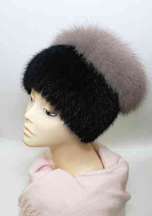 Шапка меховая женская кубанка Кимберли Черный Харьков