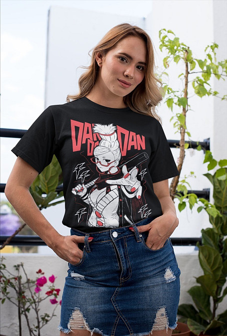 Футболка для мальчика аниме Сеико Айасе Дандадан Косплай оверсайз (рост от 165 до 180 ) Черний AnimeJ0296m Днепр - изображение 2