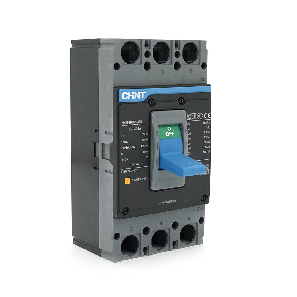Автоматичний вимикач змінного струму CHINT NXM-400S-3300-400A, 3P, 400A, 415V, 50kA, 8kV Київ - фото 1