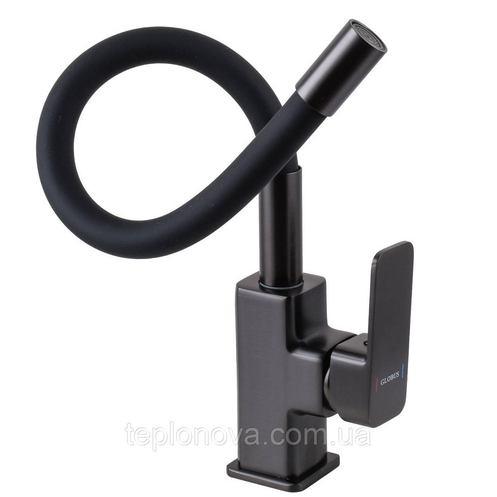 Смеситель для кухни Globus Lux Milano GLM-0203LR-11-GRAPHITE Черновцы - изображение 5