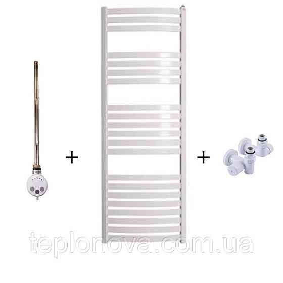 Комбинированный Полотенцесушитель Белый Плоский 1460х500 Terma Dorota Черновцы