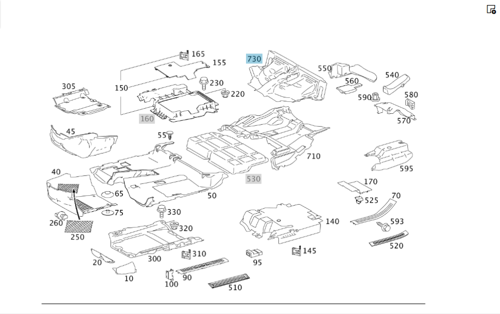 Mercedes-Benz  A1646801618 Обшивка рами 3-го ряду сидінь GL X164 GL/GLS X166 Одеса - фото 11