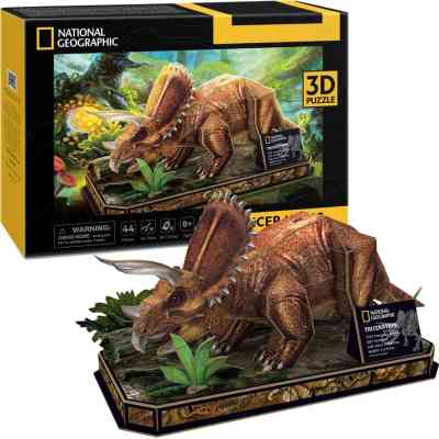 Пазл Cubic Fun 3D National Geographic Dino Трицератопс (DS1052h) Вінниця