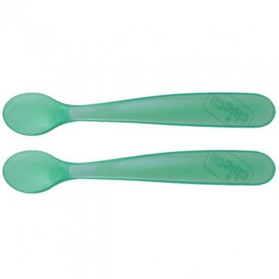 Набор детской посуды Chicco Мягкие ложечки для мальчиков 2 шт 6 мес+ (06828.21) Винница - изображение 1