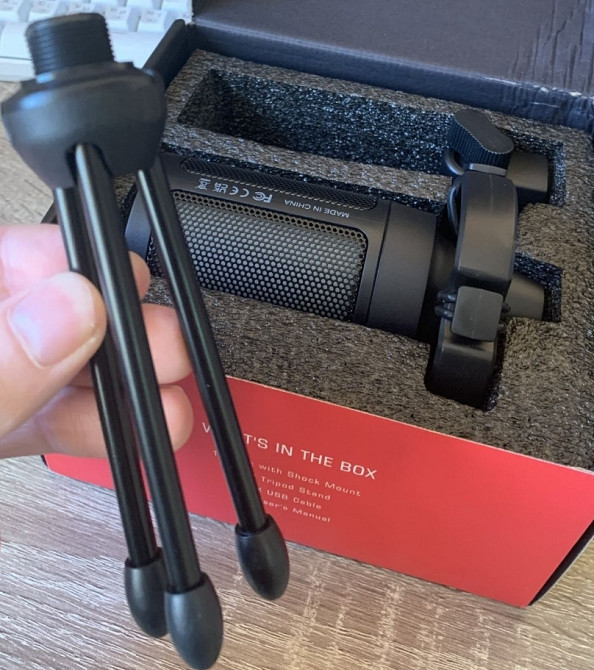 Fifine Ampligame A2 RGB - Чорний кондесаторний USB мікрофон. Новий! Київ - фото 3