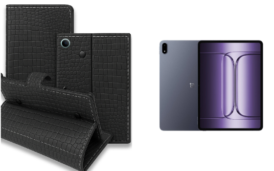 Книга-трансформер для планшета OnePlus Pad 3, цвет Black Krokodil Black Киев