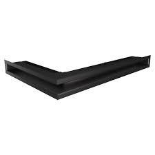 Вентиляционная решетка для камина угловая правая SAVEN Loft Angle 60х800х600 черная Львов - изображение 1